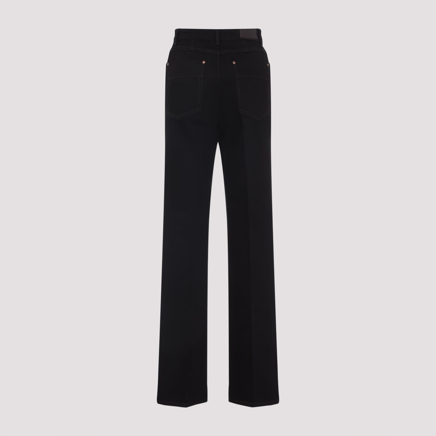 High Waisted Straight Pants