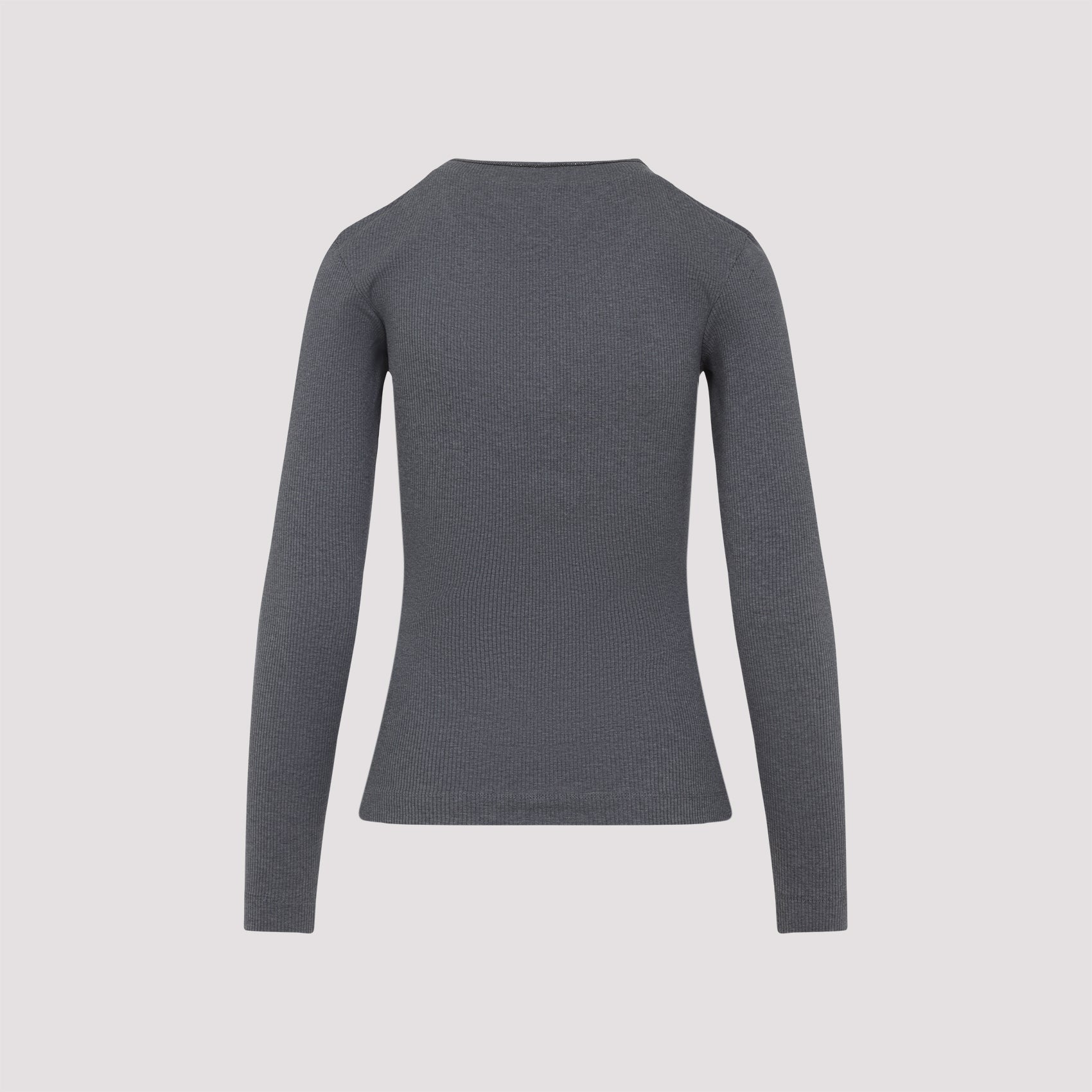 Ribbed Long Sleeves Top