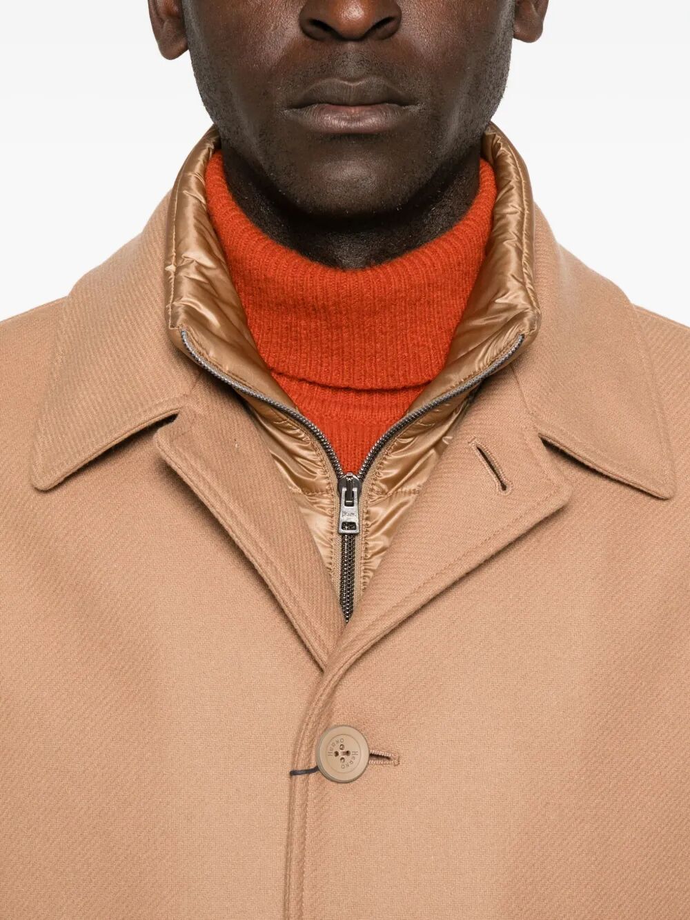 SINGLE-BREASTED PADDED COAT