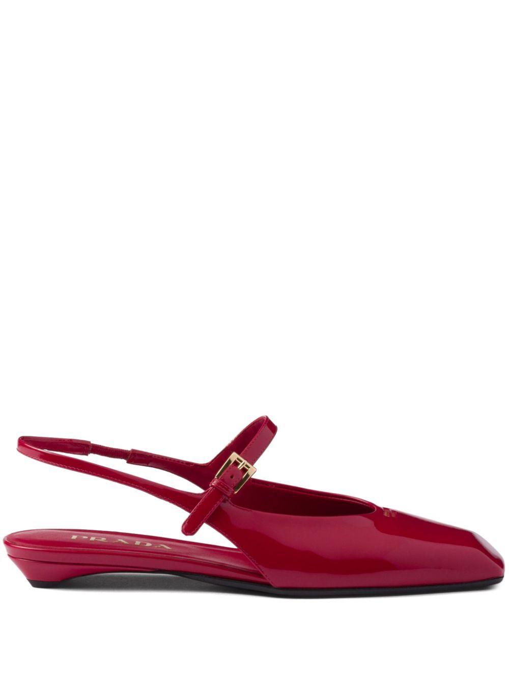 PATENT LEATHER SLINGBACK BALLERINAS