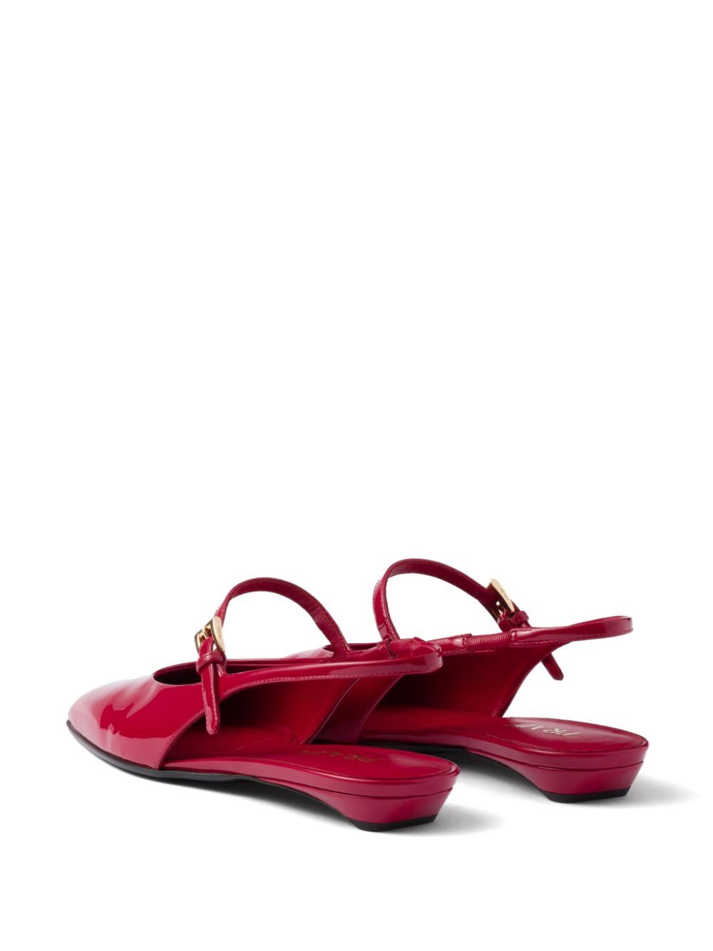 PATENT LEATHER SLINGBACK BALLERINAS