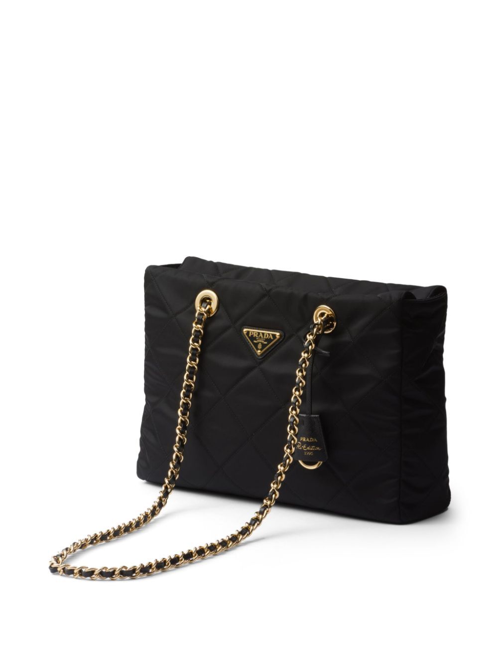 RE-EDITION 1995 CHAÎNE MEDIUM RE-NYLON TOTE BAG