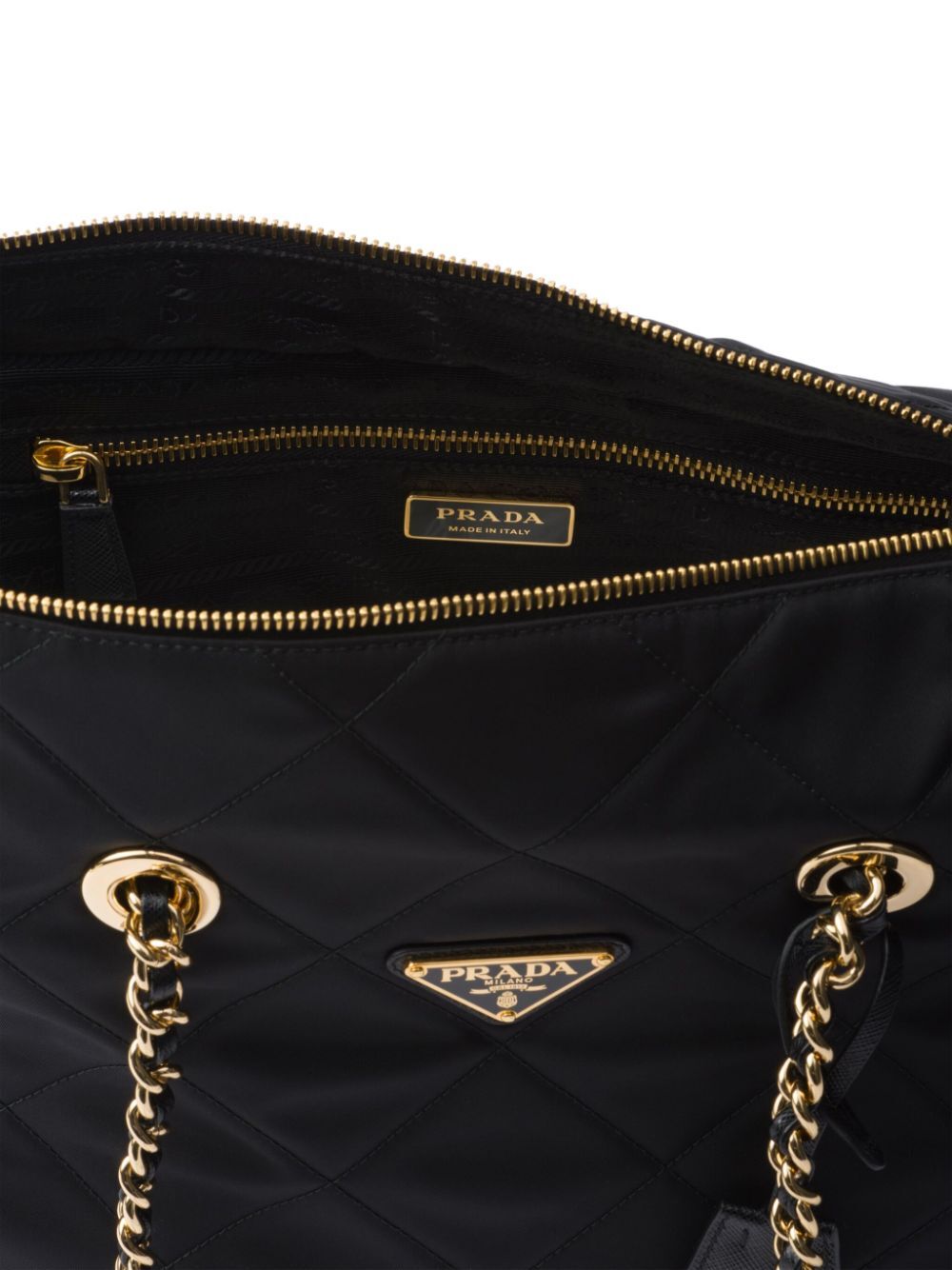 RE-EDITION 1995 CHAÎNE MEDIUM RE-NYLON TOTE BAG