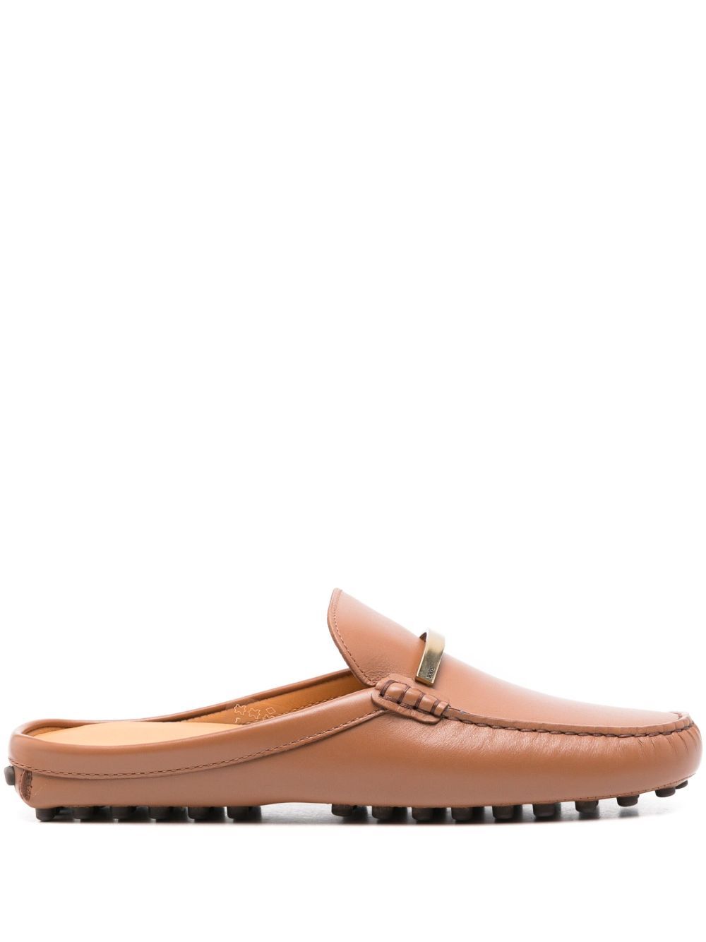 LEATHER GOMMINO SLIPPERS