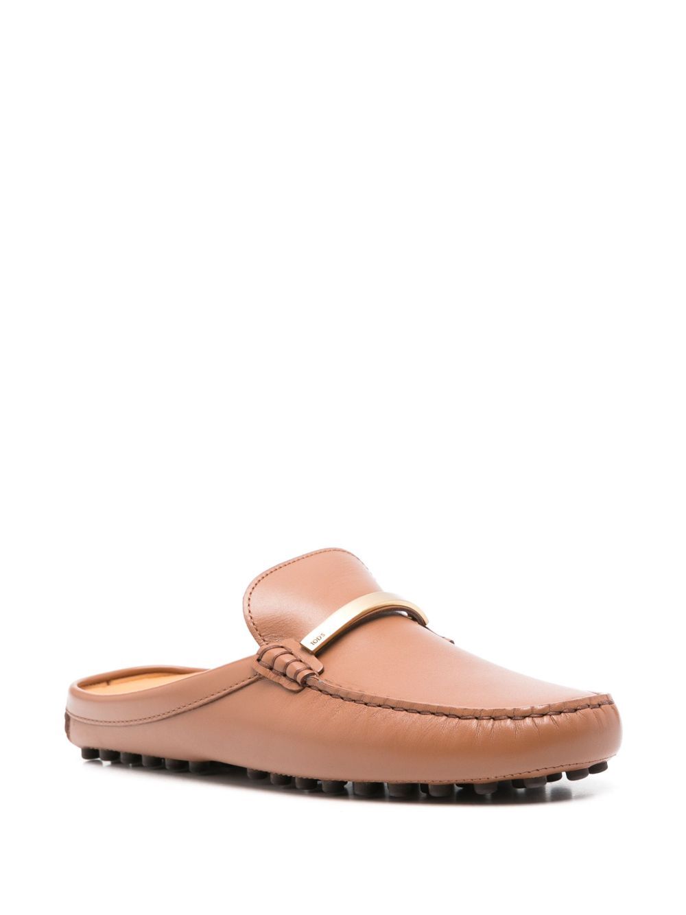 LEATHER GOMMINO SLIPPERS