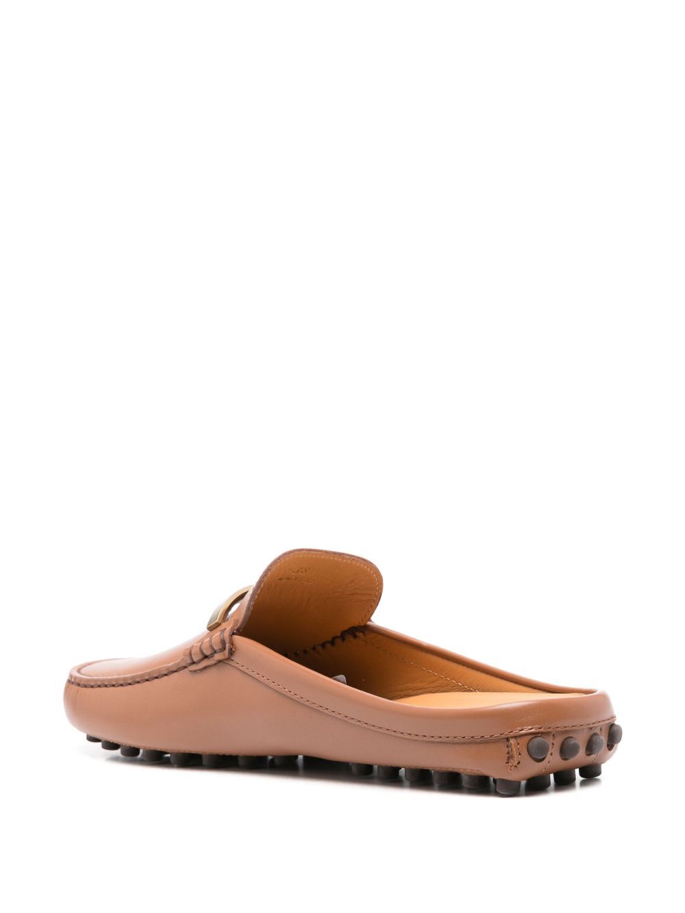 LEATHER GOMMINO SLIPPERS