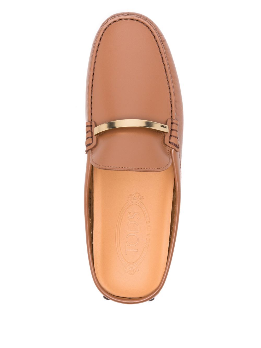LEATHER GOMMINO SLIPPERS