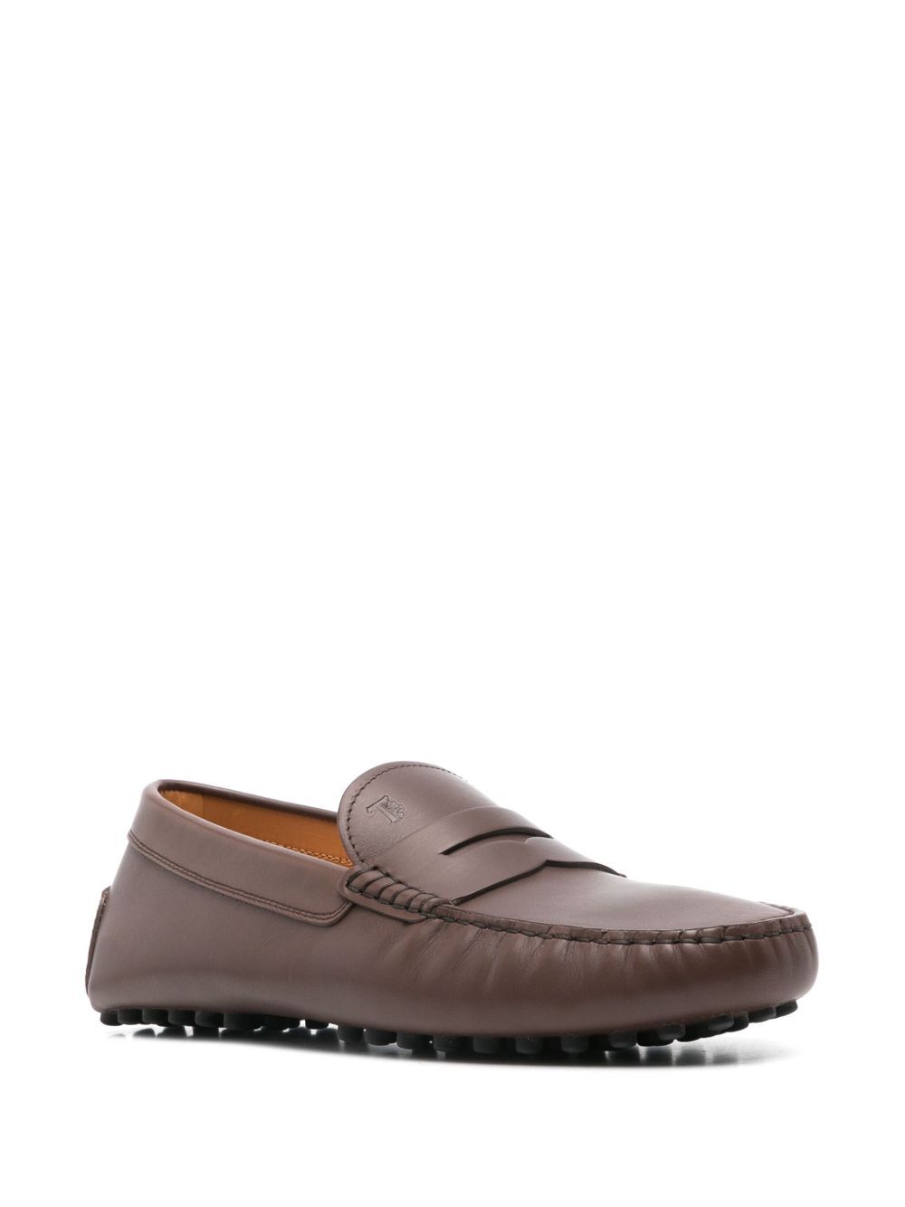 SMOOTH LEATHER GOMMINO DRIVING LOAFERS