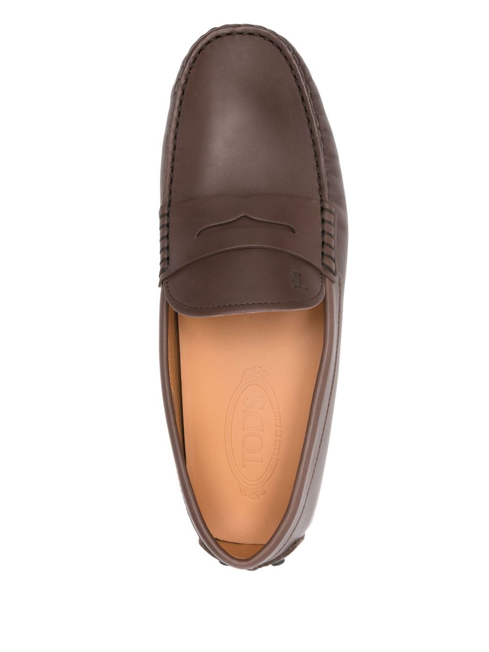 SMOOTH LEATHER GOMMINO DRIVING LOAFERS