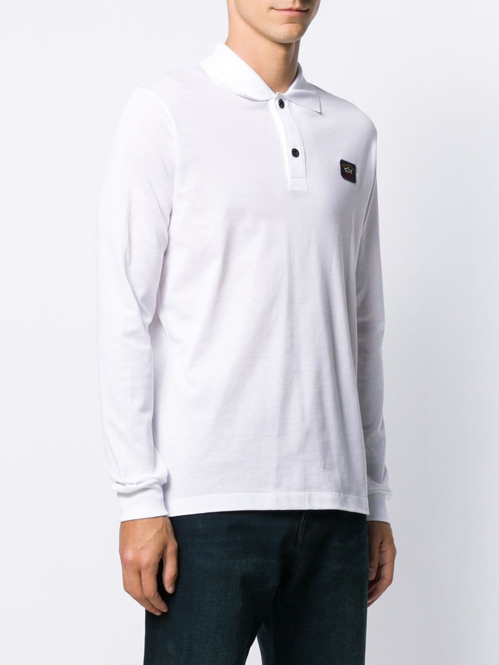 COTTON PIQUÉ POLO SHIRT WITH ICONIC BADGE