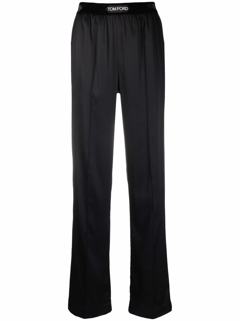 STRETCH SILK SATIN PJ PANTS