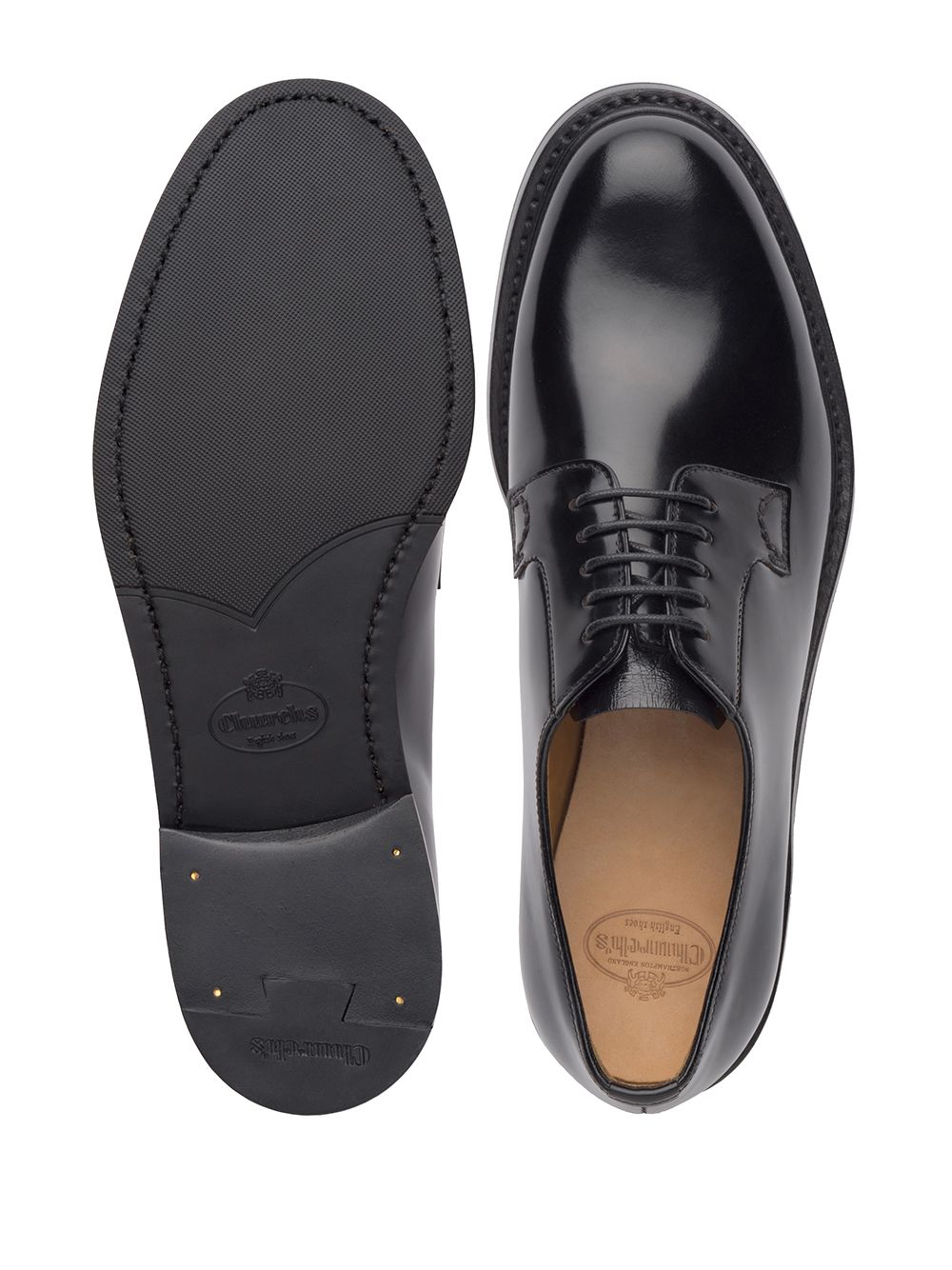 HIGH-SHINE FINISH SHANNON DERBY SHOES