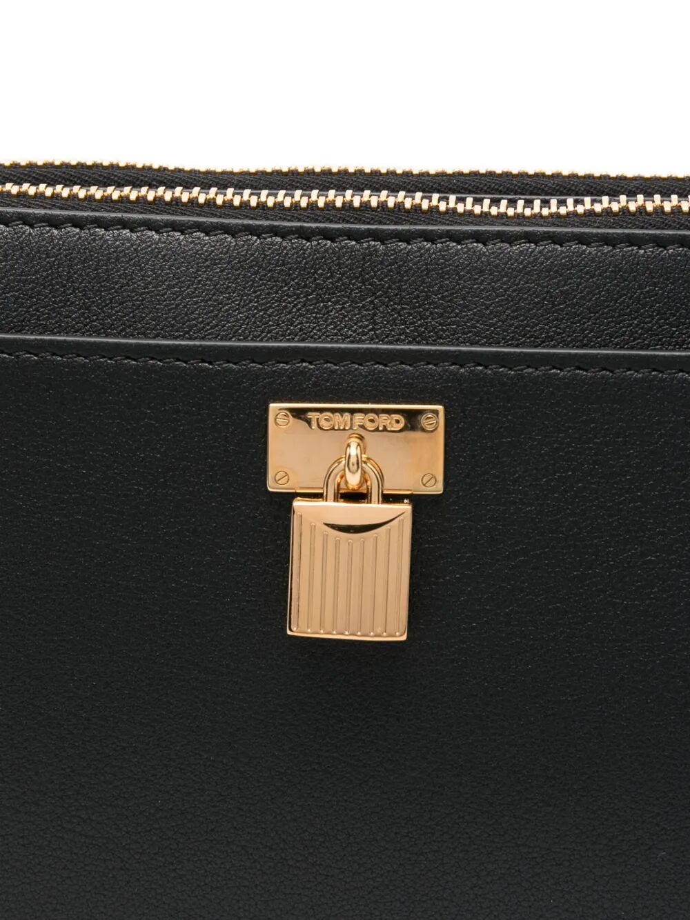 NATURAL GRAIN LEATHER PADLOCK MINI BAG ON STRAP
