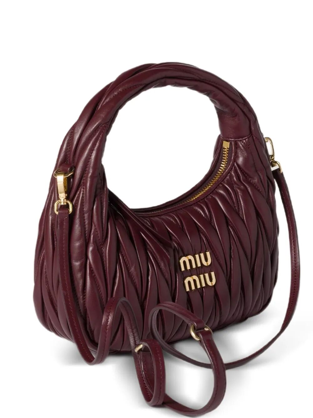 WANDER MATELASSÉ NAPPA LEATHER SMALL HOBO BAG