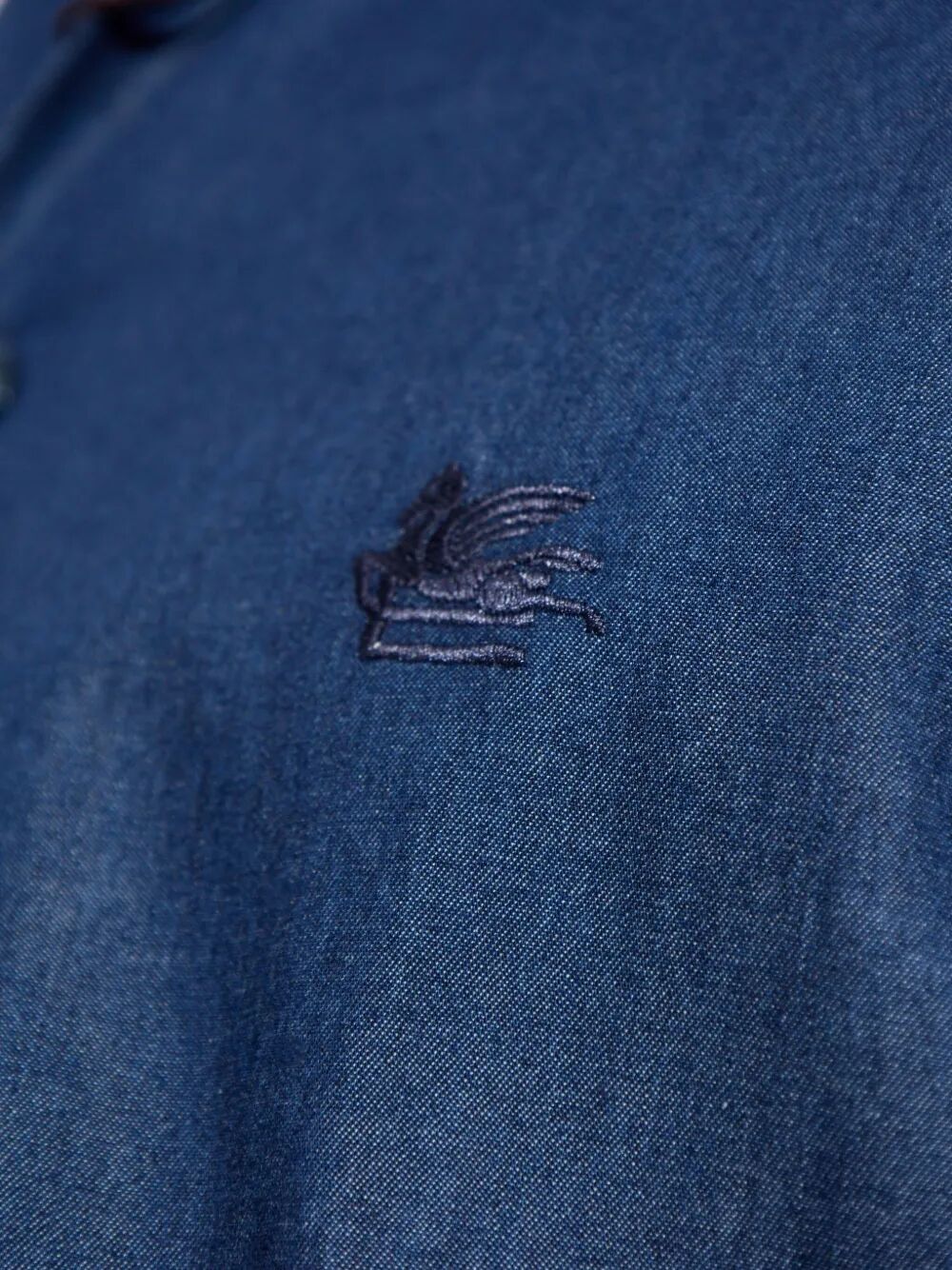 EMBROIDERED LOGO COTTON SHIRT