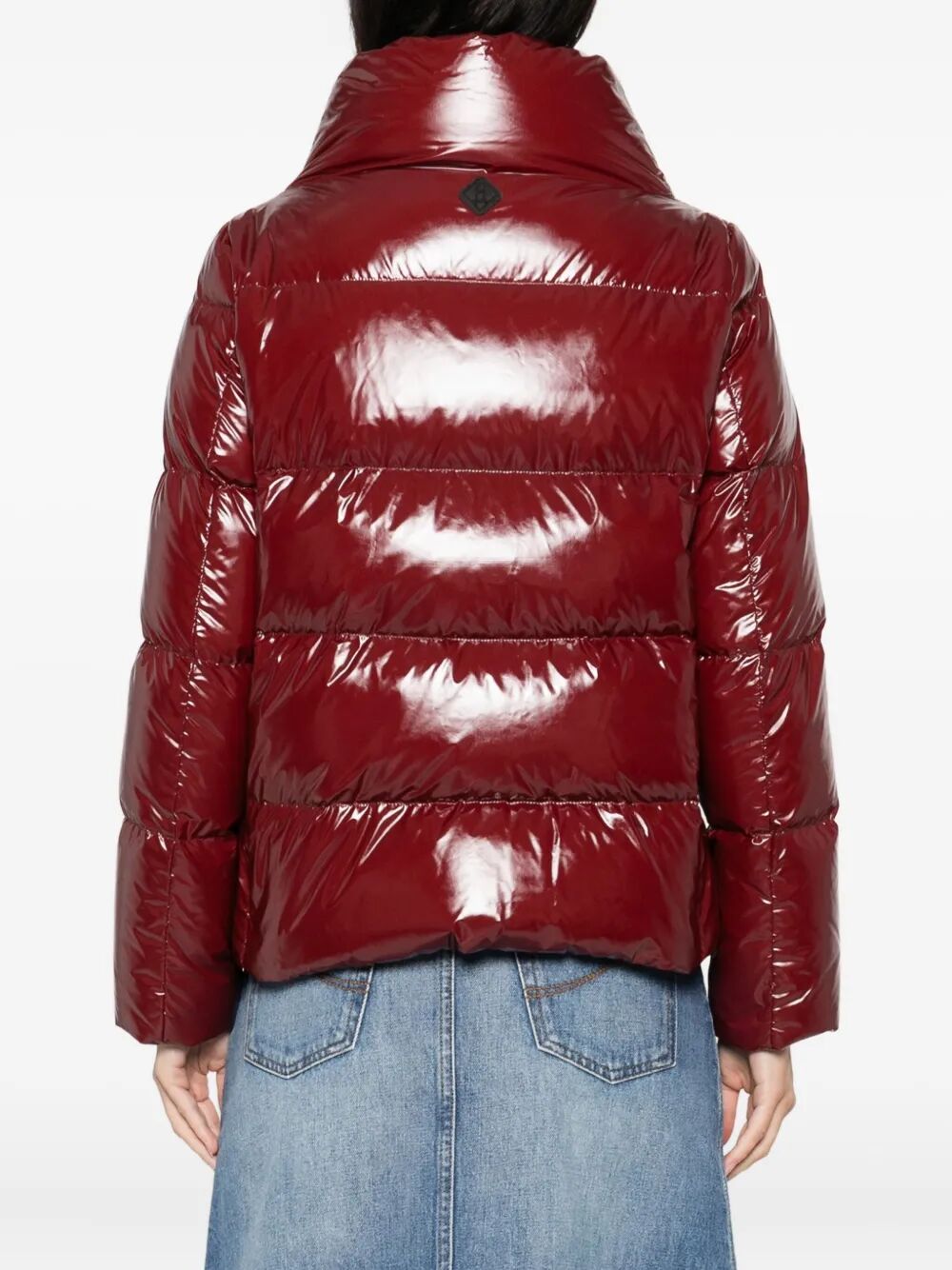 GLOSSY FINISH PUFFER JACKET