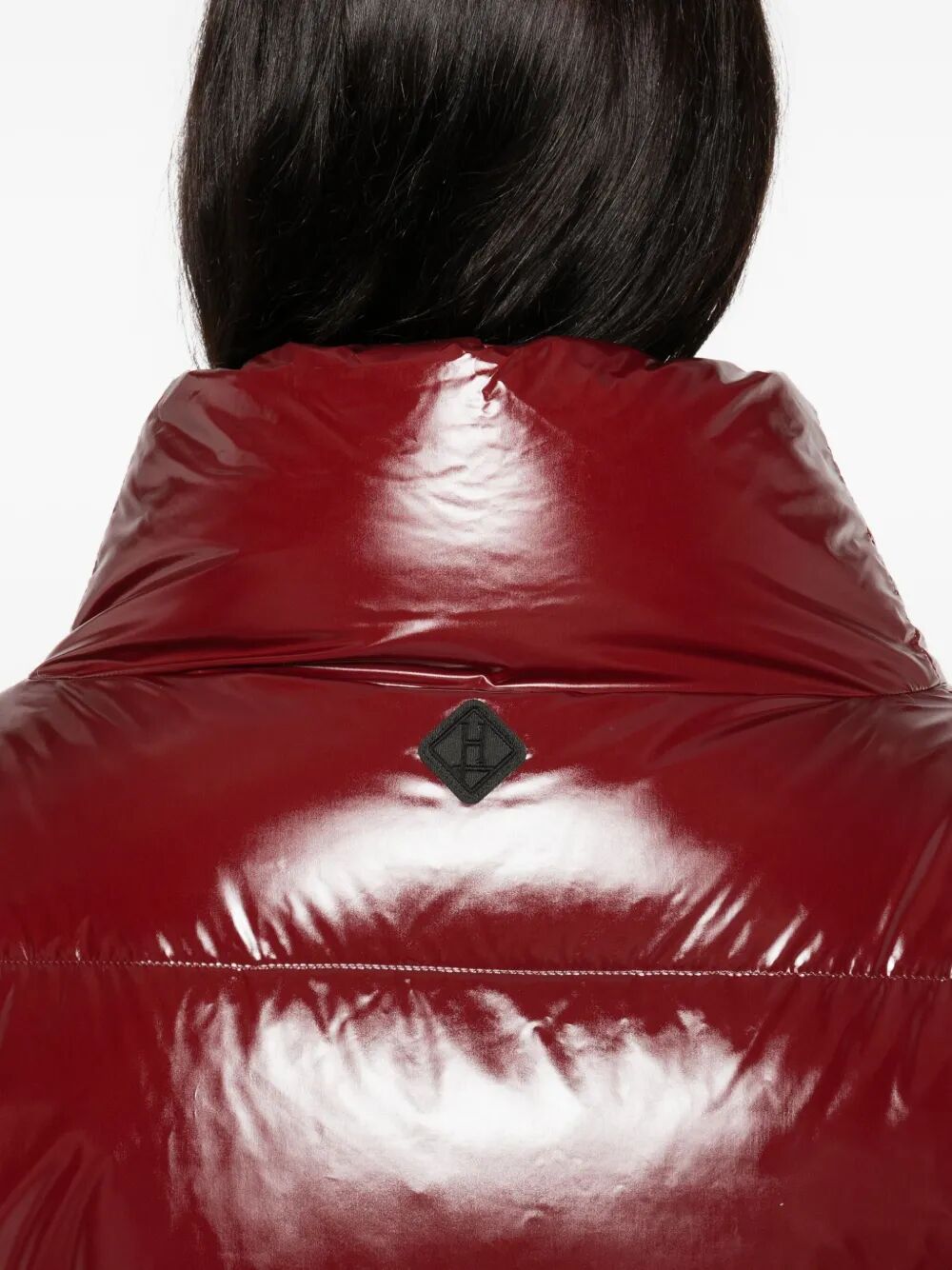 GLOSSY FINISH PUFFER JACKET