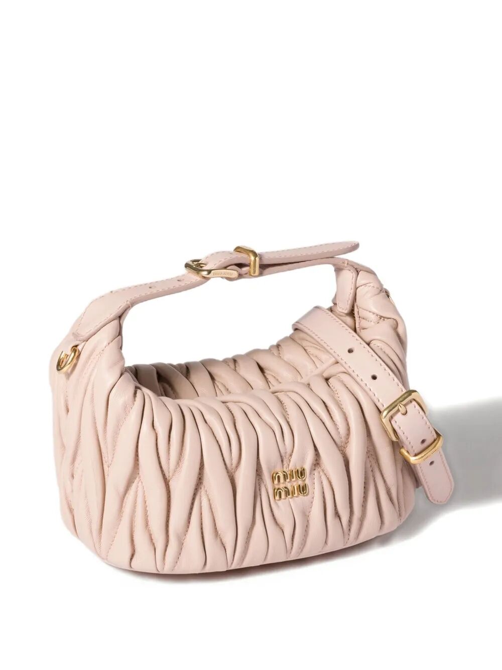 MATELASSÉ NAPPA LEATHER POUCH