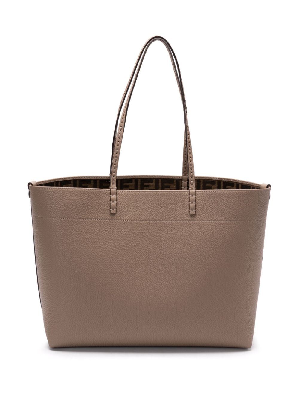 MEDIUM ROLL BAG WITH MACRO TOPSTITCHING