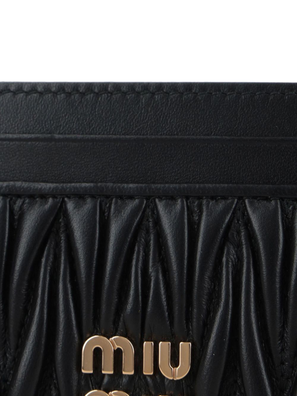 MATELASSÉ NAPPA LEATHER CARD HOLDER