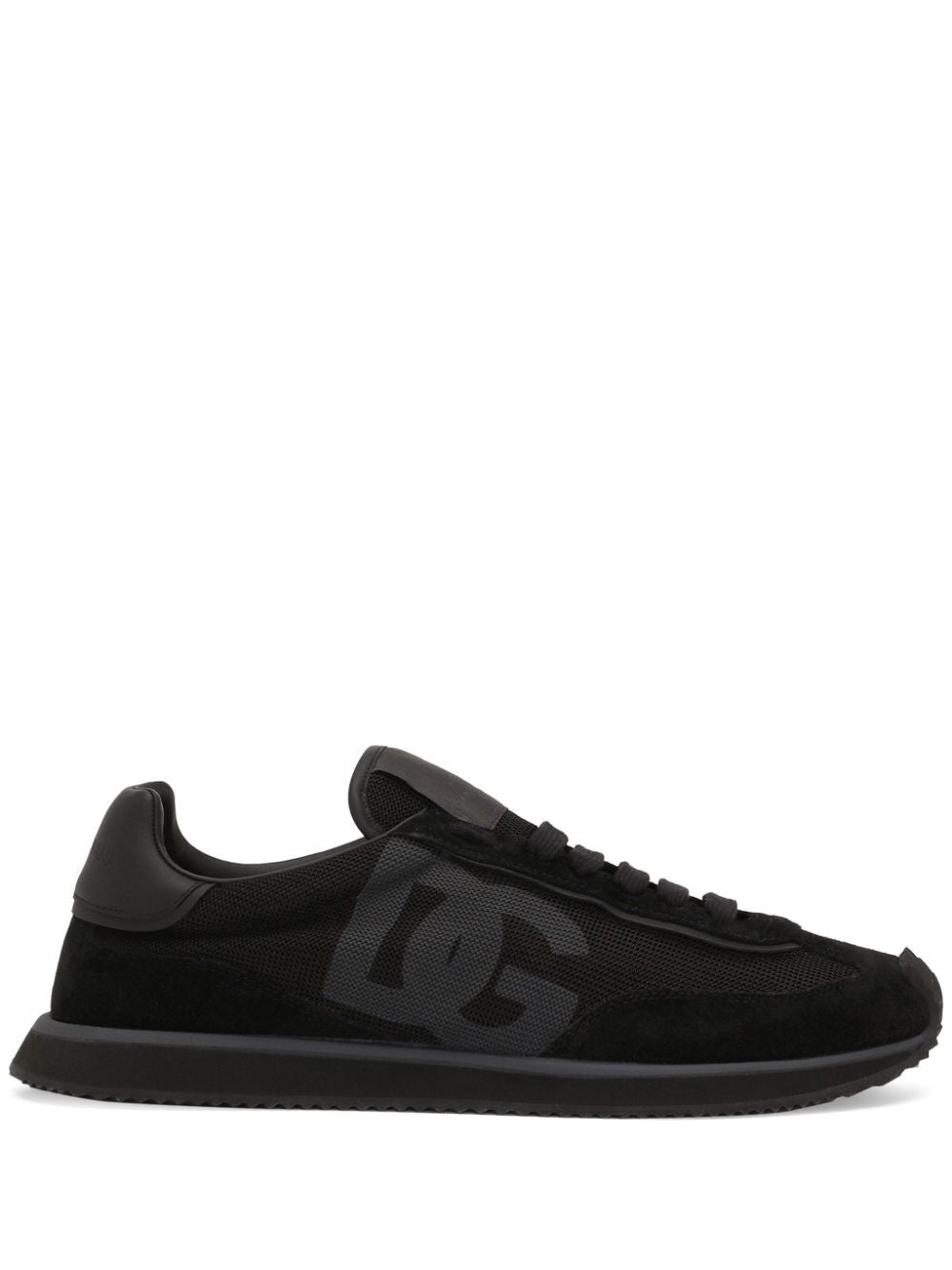 SUEDE AND MESH DG CUSHION SNEAKERS