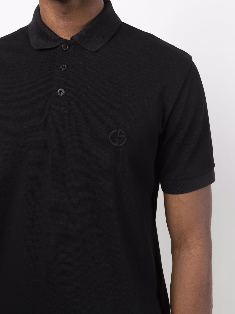 STRETCH COTTON PIQUÉ POLO SHIRT