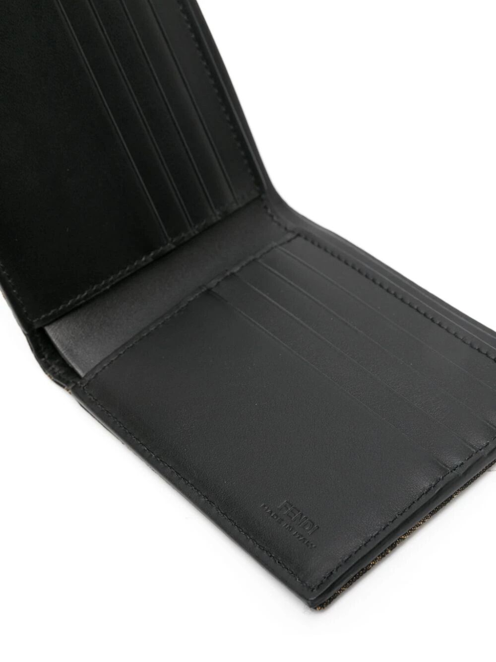 FF JACQUARD FABRIC BI-FOLD WALLET