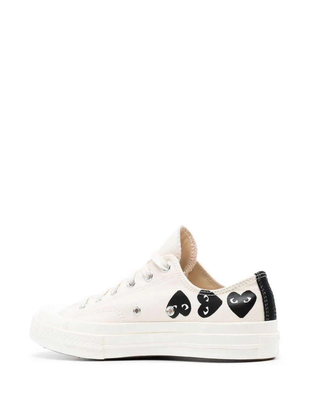 MULTI HEART LOW TOP SNEAKERS