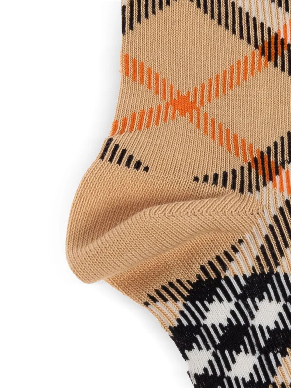 CHECK COTTON BLEND SOCKS
