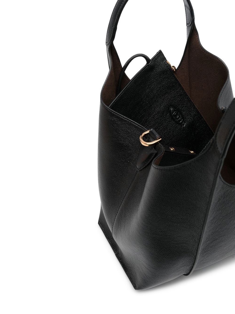 MINI T TIMELESS LEATHER SHOPPING BAG