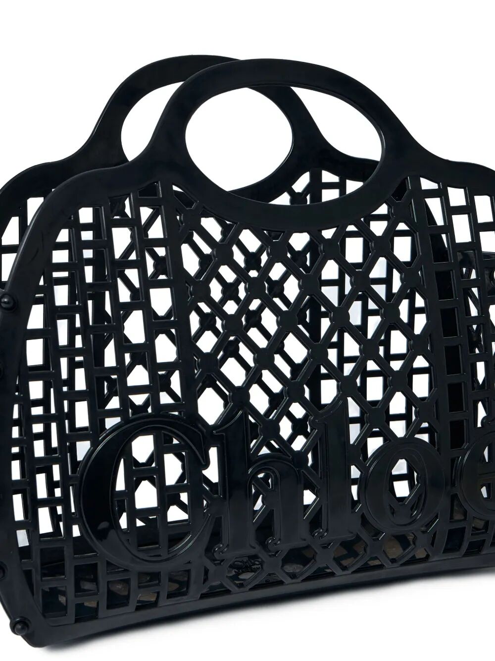 CAGE TOTE BAG IN JELLY