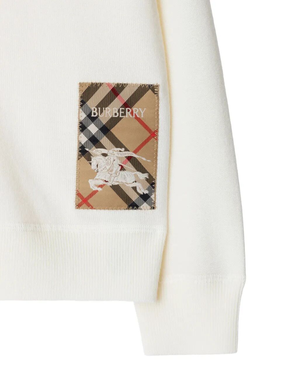 CHECK LABEL ROMIE WOOL CARDIGAN