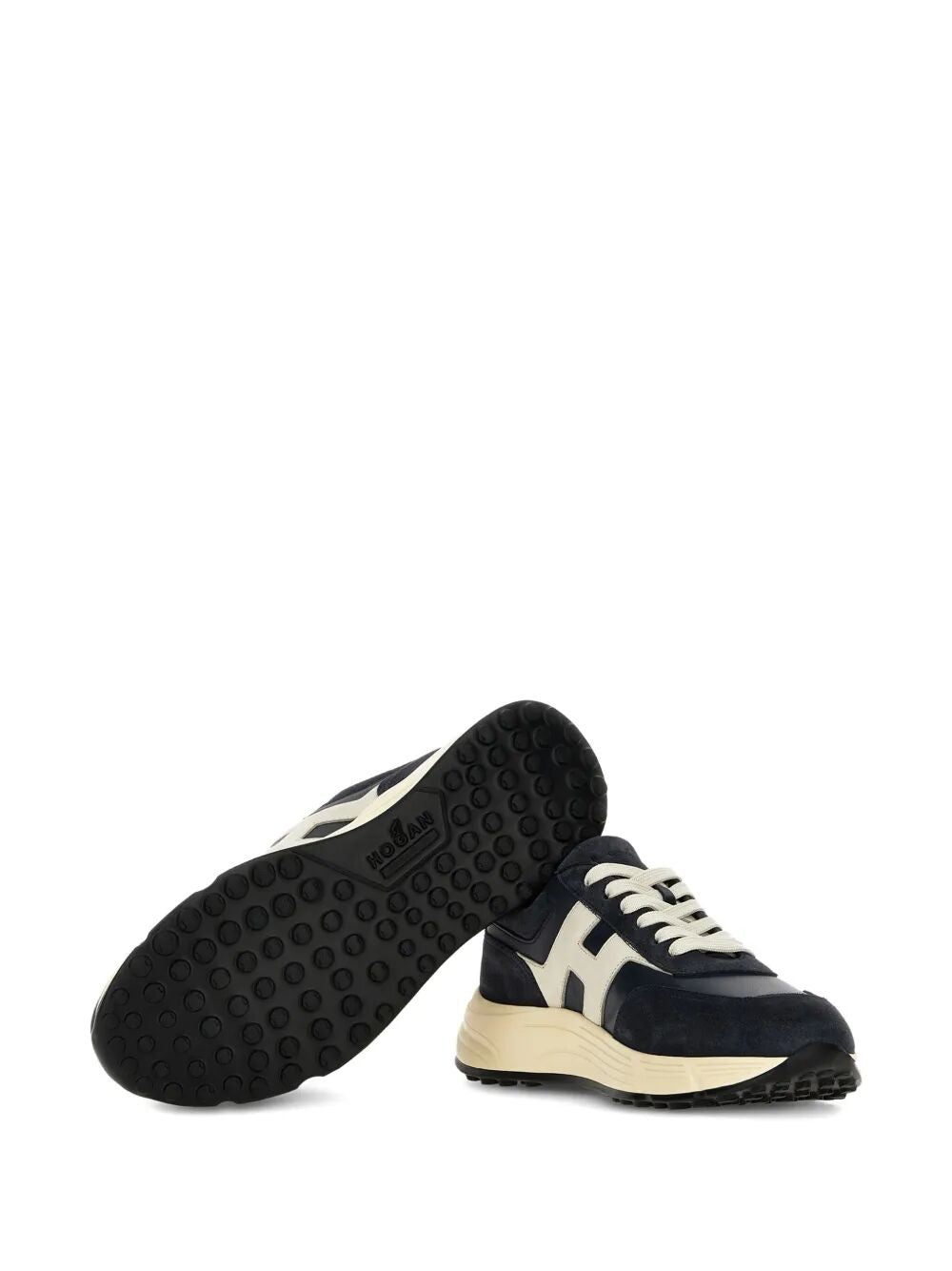 HYPERLIGHT SUEDE AND NAPPA LEATHER SNEAKERS