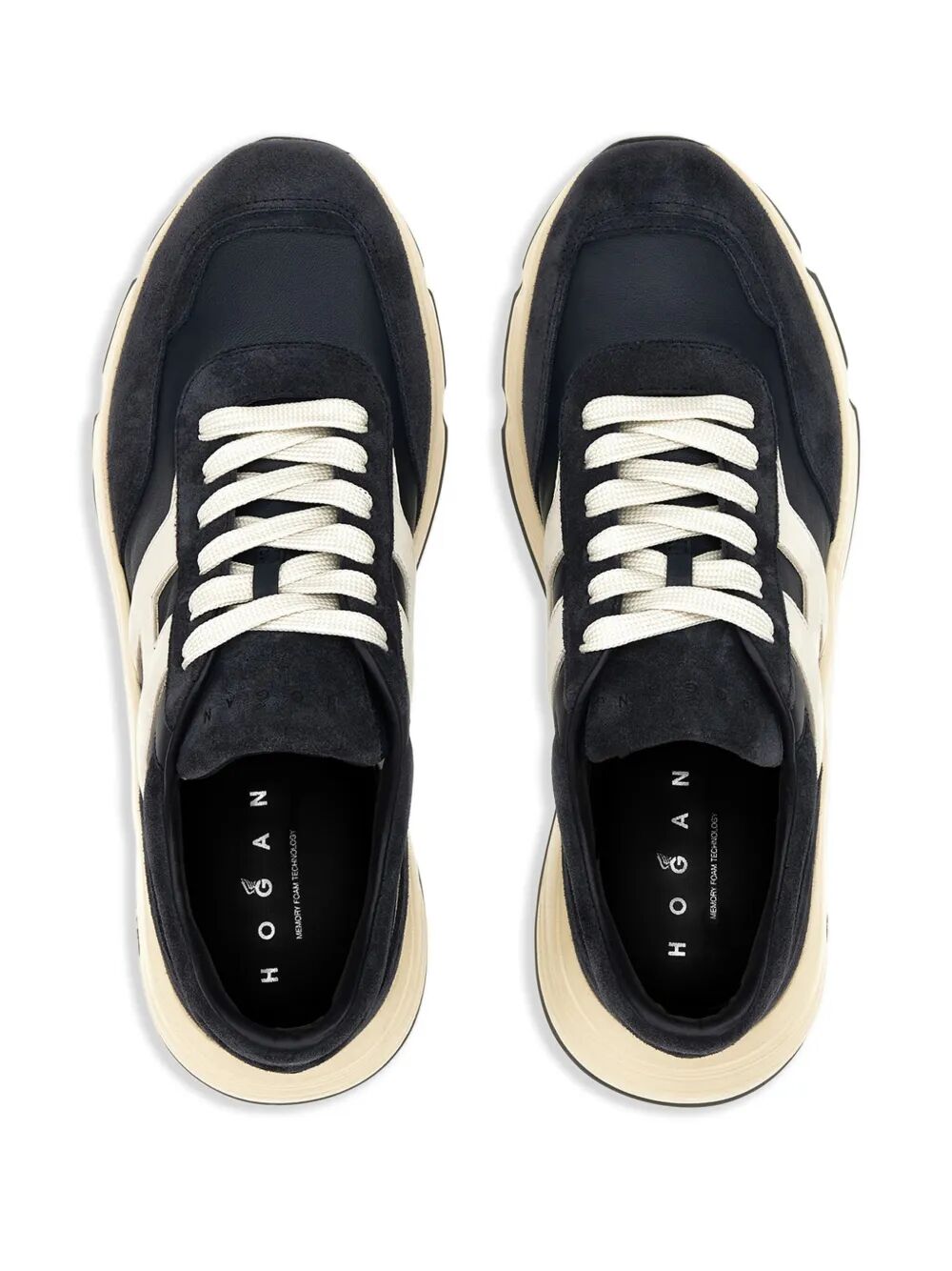 HYPERLIGHT SUEDE AND NAPPA LEATHER SNEAKERS