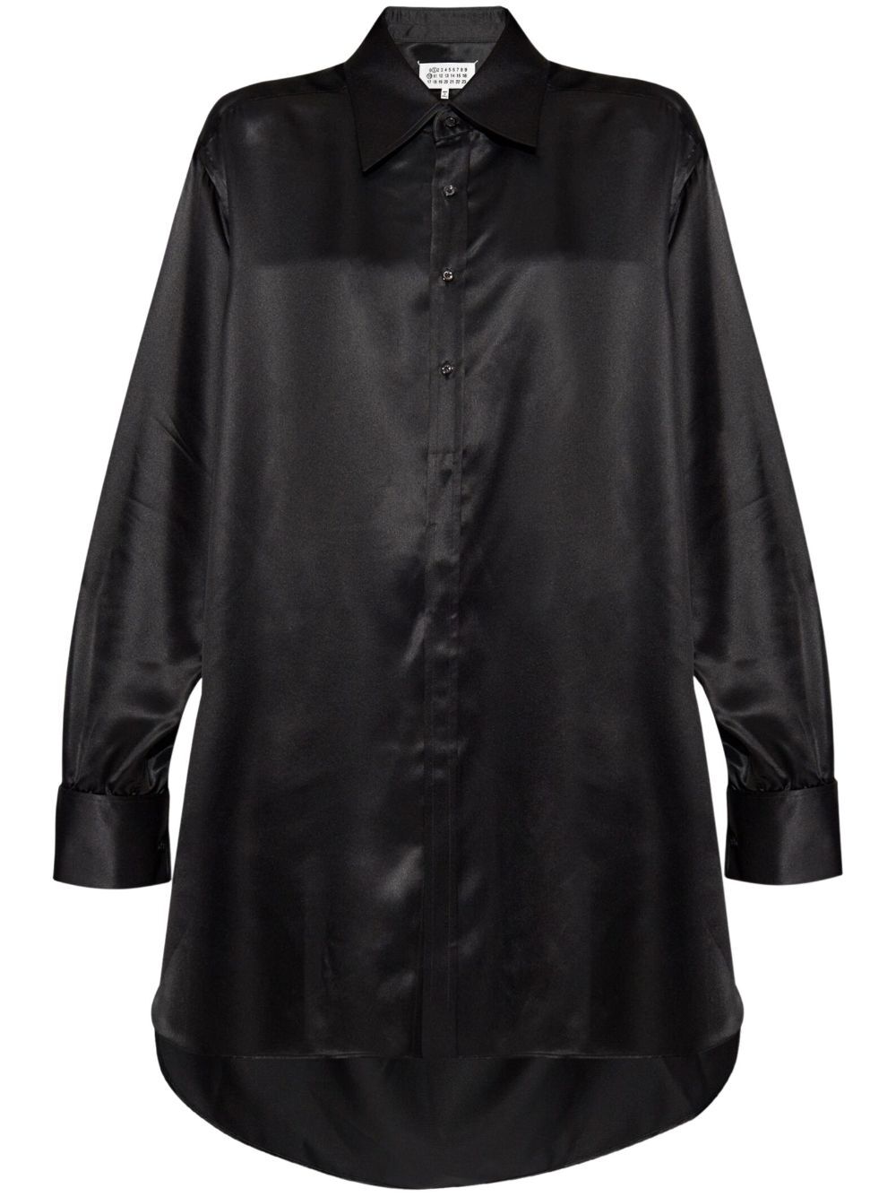SILK SHIRT DRESS