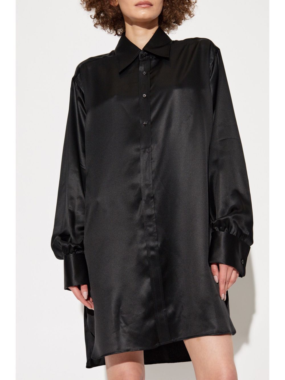 SILK SHIRT DRESS