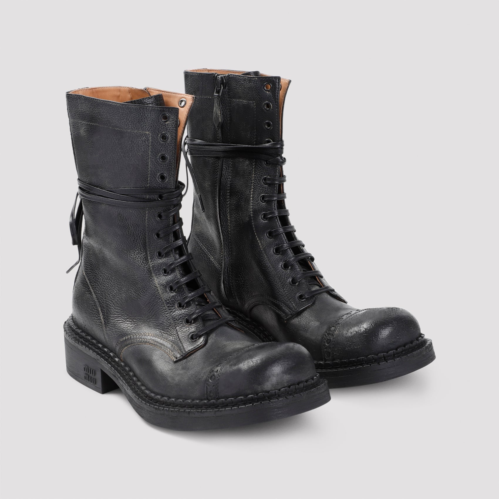 Laced Ankle Boots