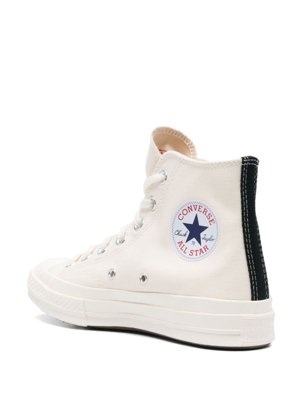 SMALL RED HEART HIGH-TOP SNEAKERS