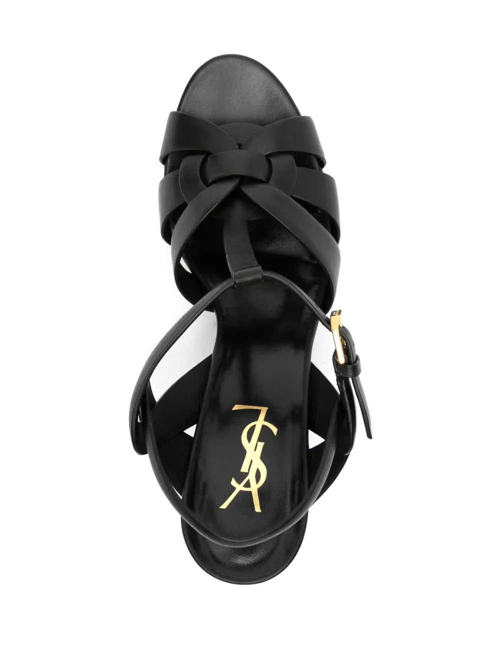 TRIBUTE PLATFORM SANDALS IN SMOOTH LEATHER