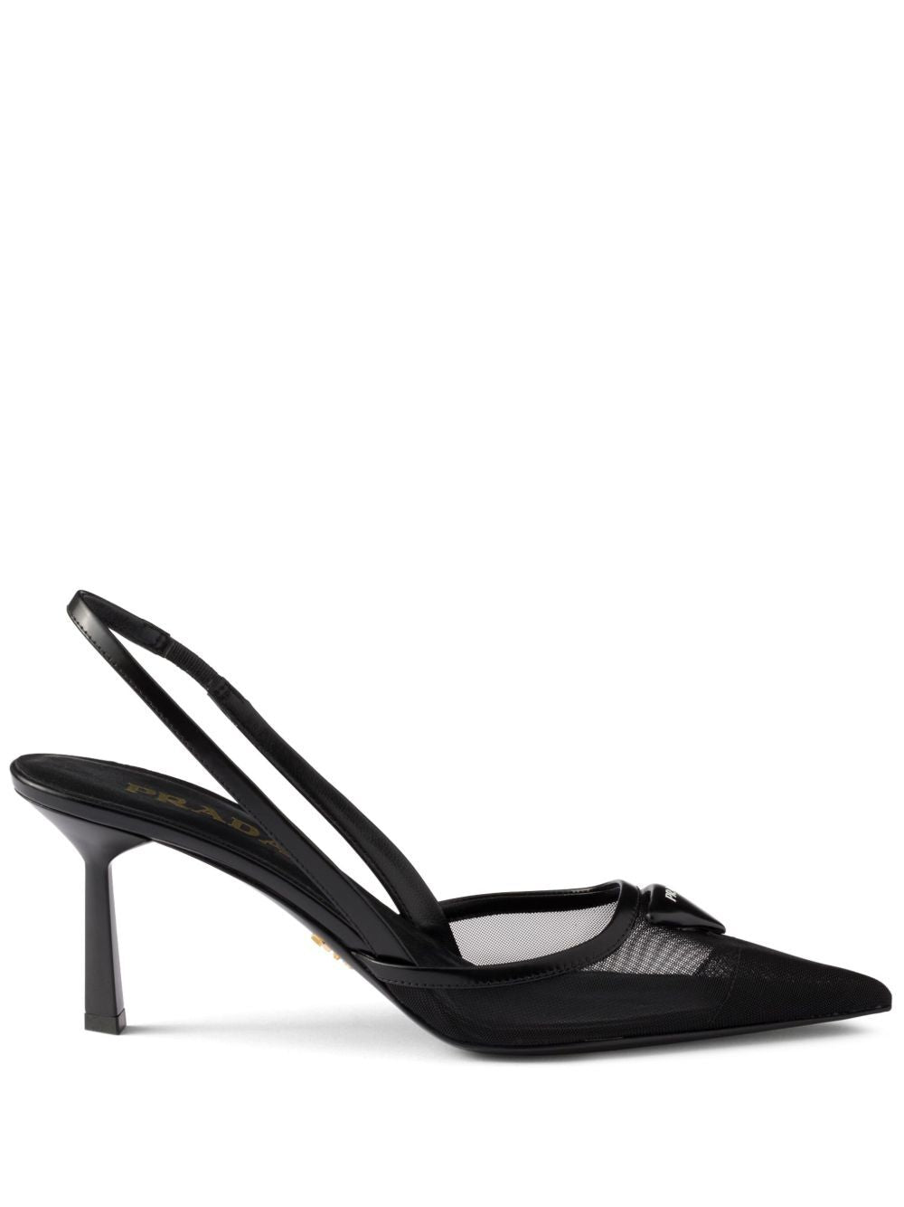 MESH SLINGBACK PUMPS