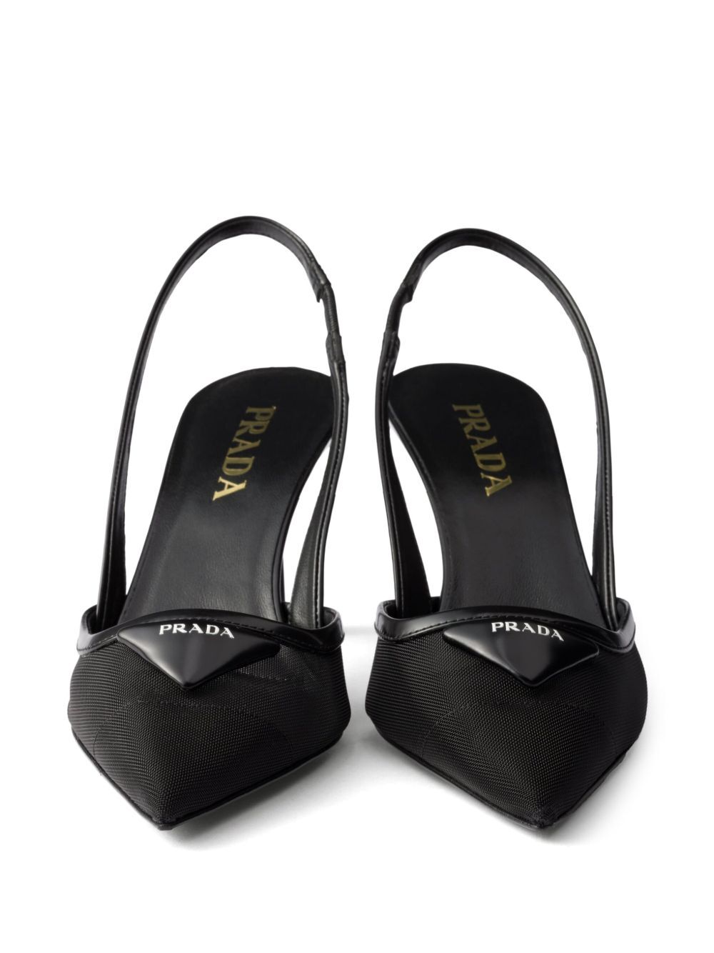 MESH SLINGBACK PUMPS