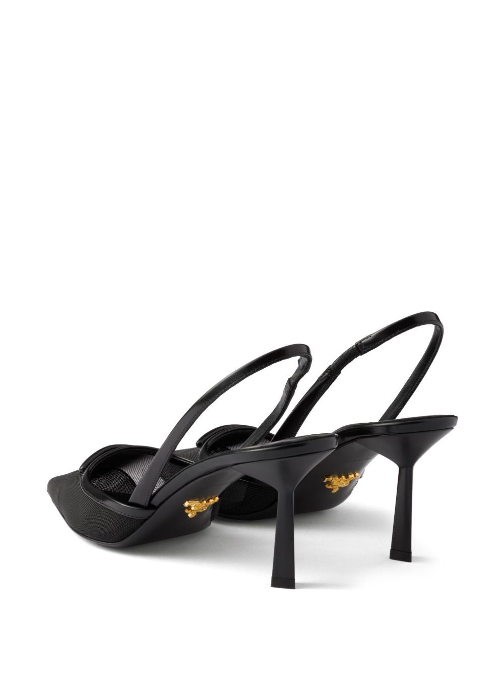 MESH SLINGBACK PUMPS