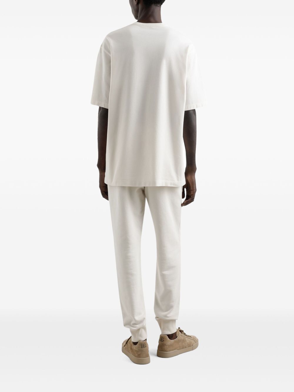 COTTON T-SHIRT WITH METAL TAG