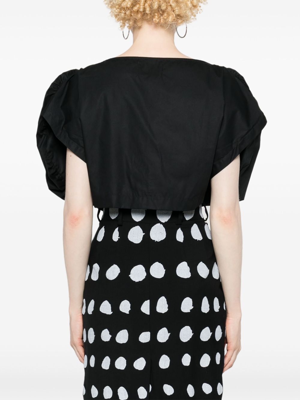 HEART ASYMMETRIC COTTON TOP