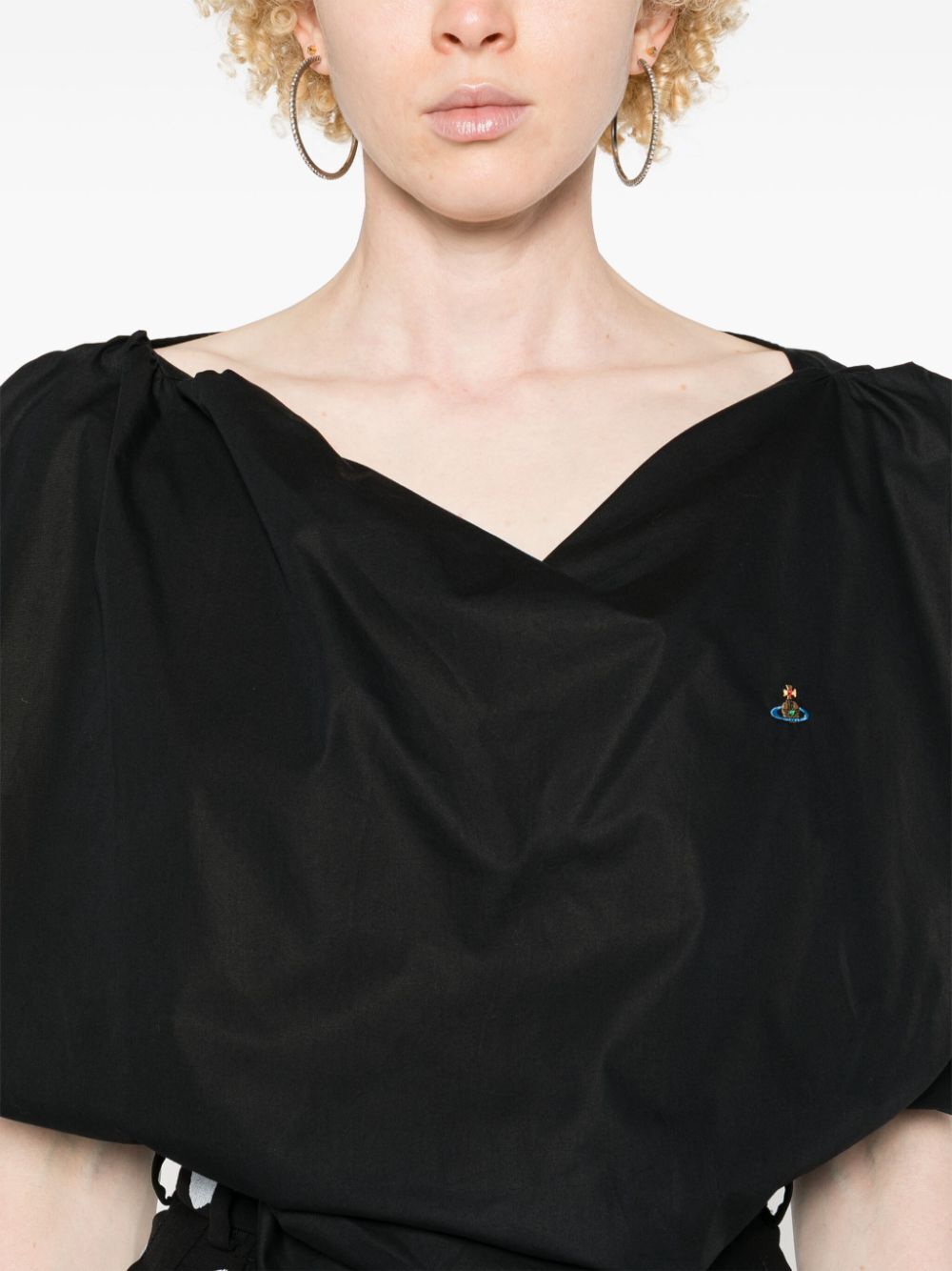 HEART ASYMMETRIC COTTON TOP