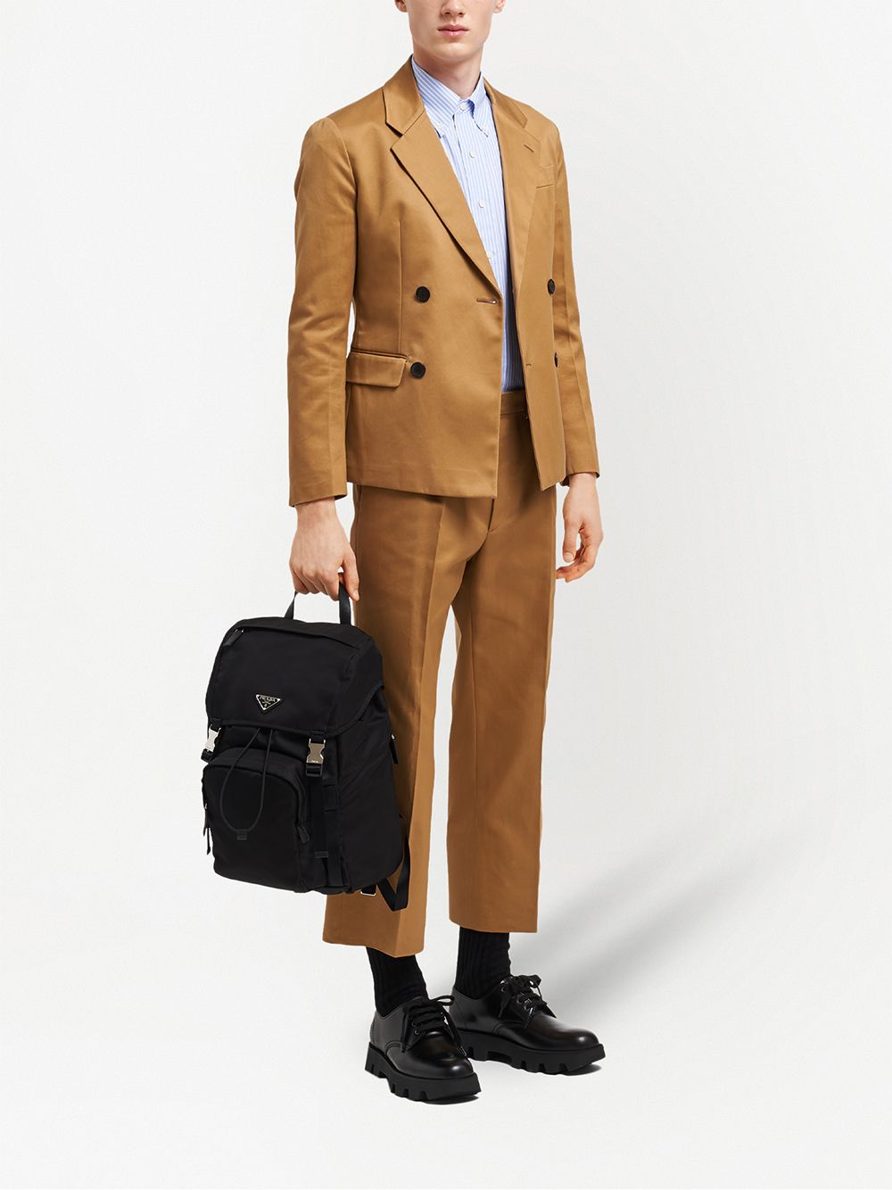 ZAINO IN RE-NYLON E SAFFIANO