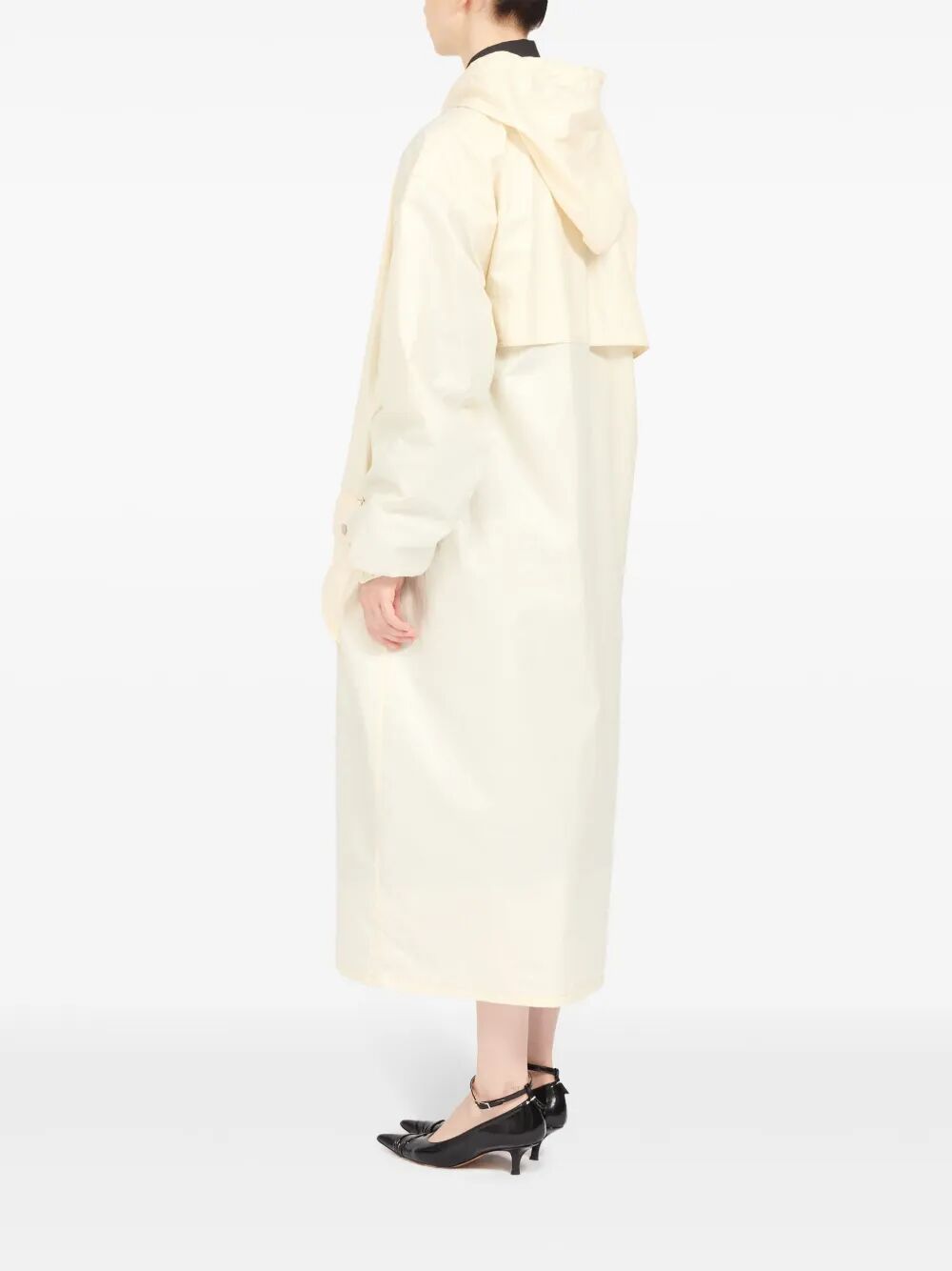 RUBBERIZED COTTON CABAN COAT