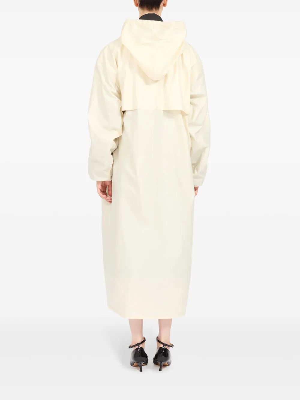 RUBBERIZED COTTON CABAN COAT
