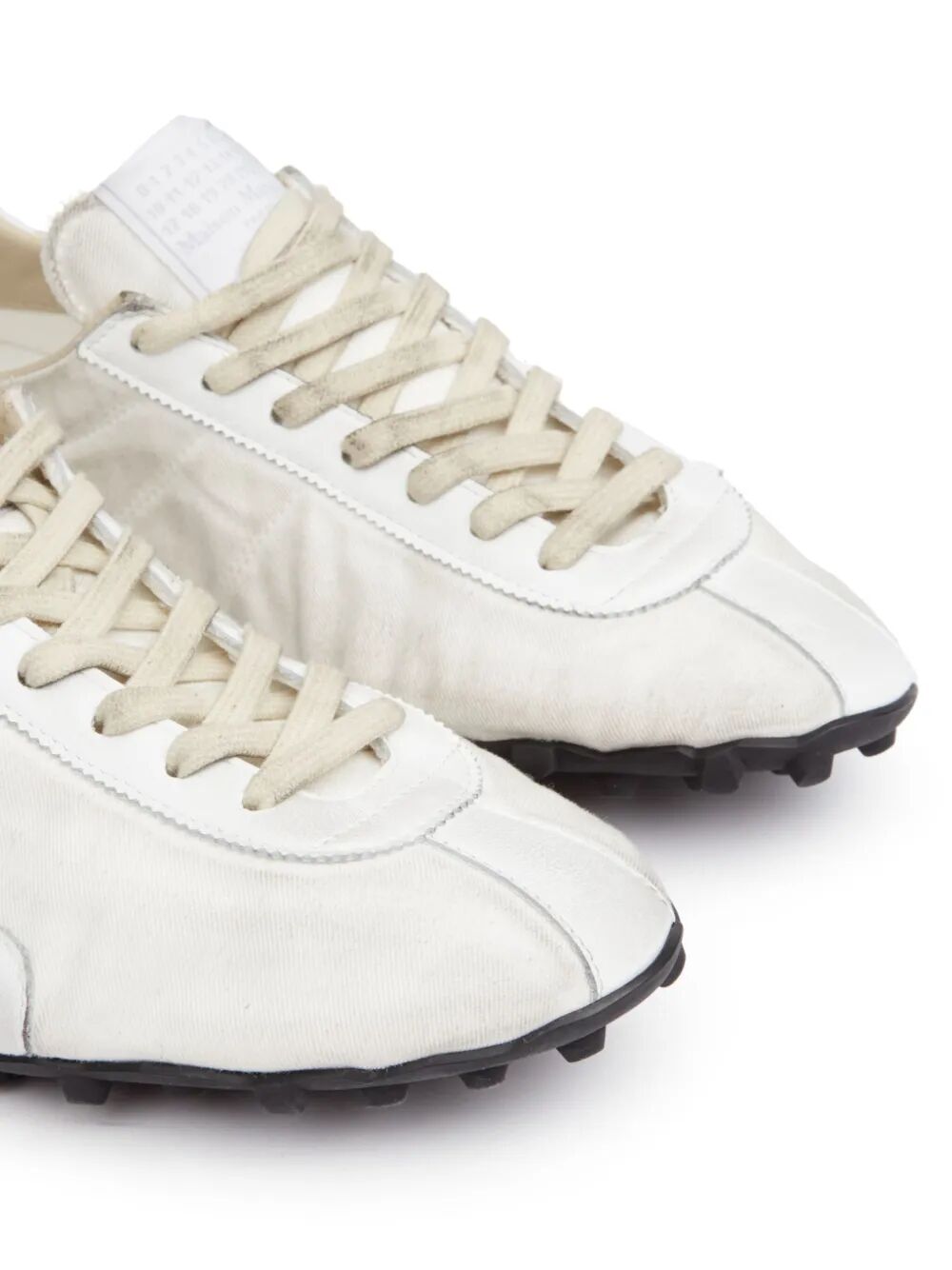 SPRINTERS DRILL COTTON WITH VINTAGE TREATMENT SNEAKERS