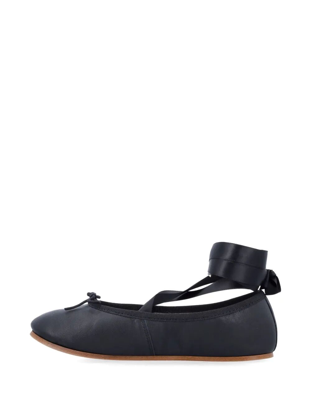 SOPHIA BALLET FLATS WITH SATIN RIBBONS